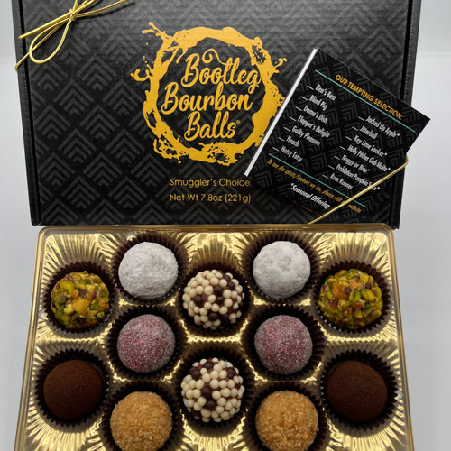 Bootleg Bourbon Balls 12-piece Smuggler's Choice